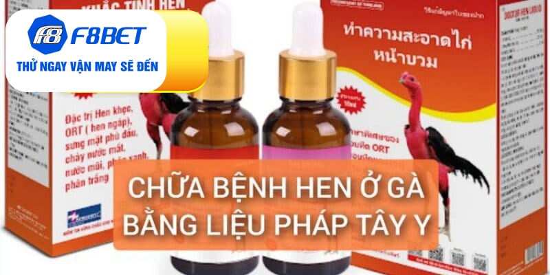 Chữa hen cho gà bằng phương pháp tây y